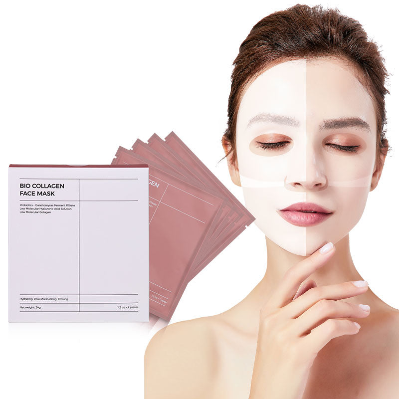 Bio-Collagen Facial Mask (4 pcs)- Glow & Firming Treatment