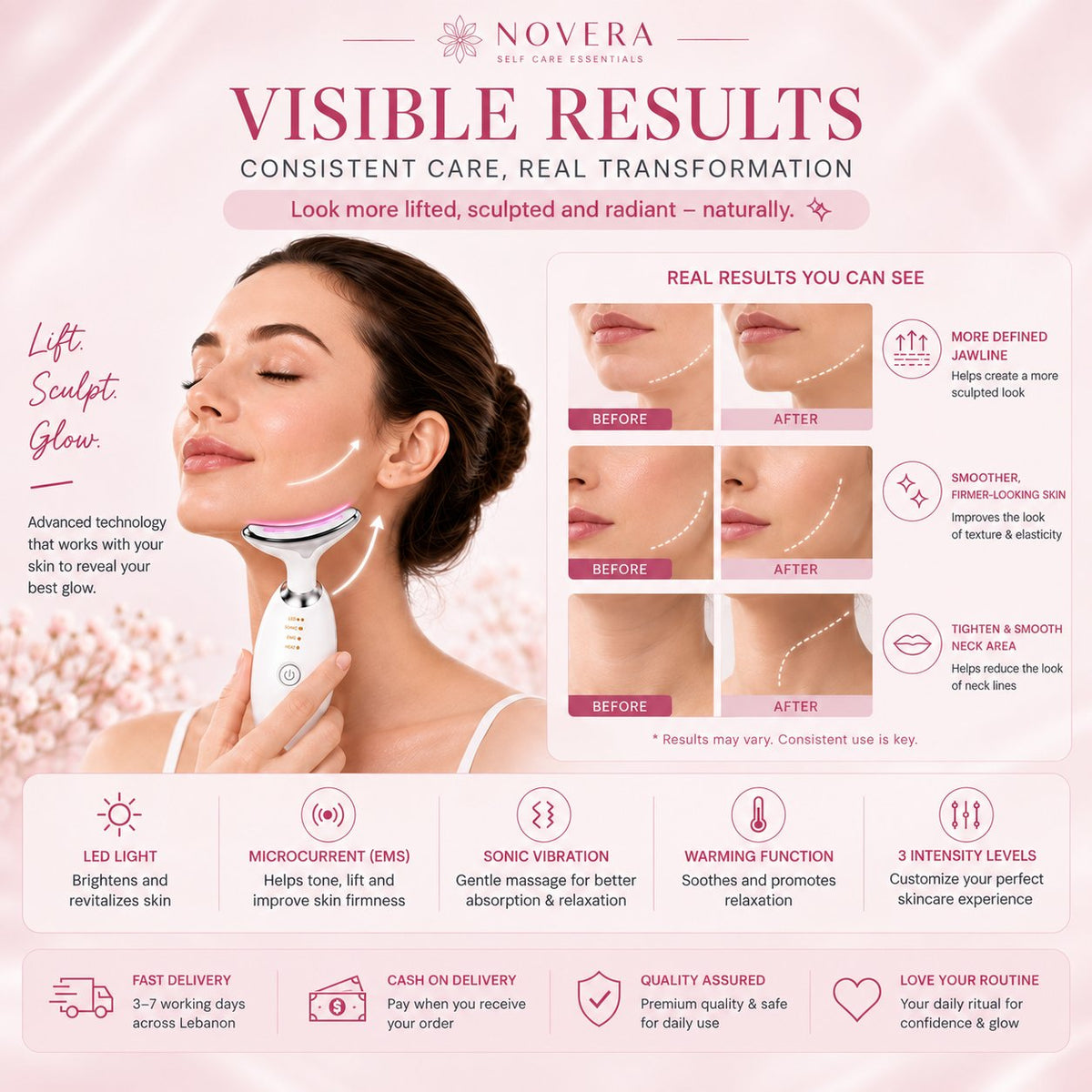 Novera Neck & Face Sculpting Massager