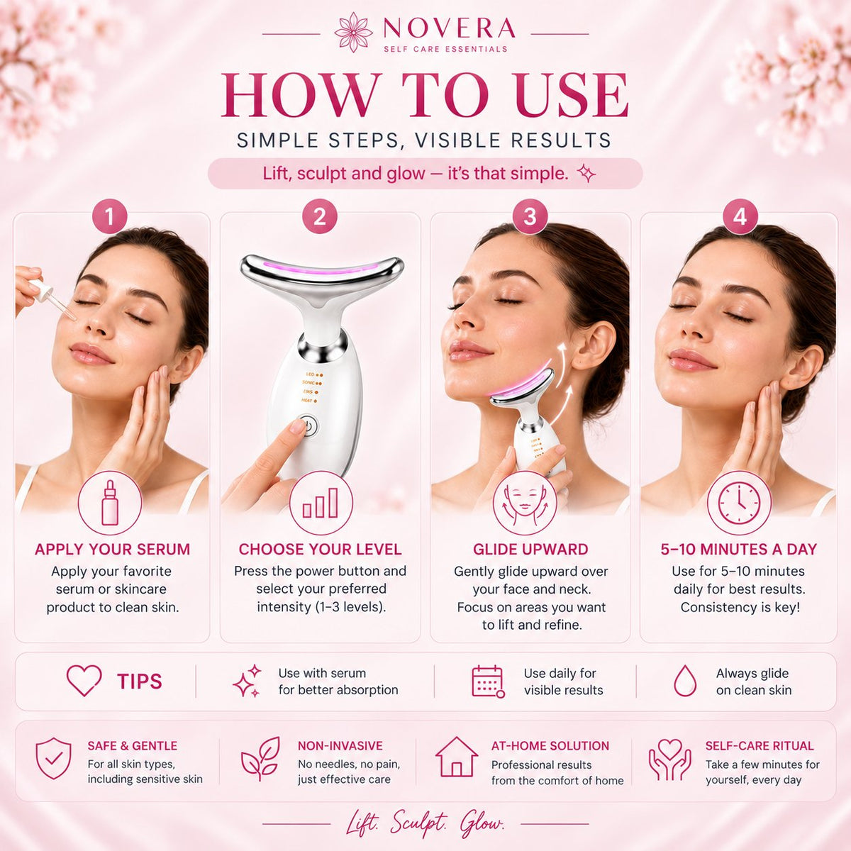 Novera Neck & Face Sculpting Massager