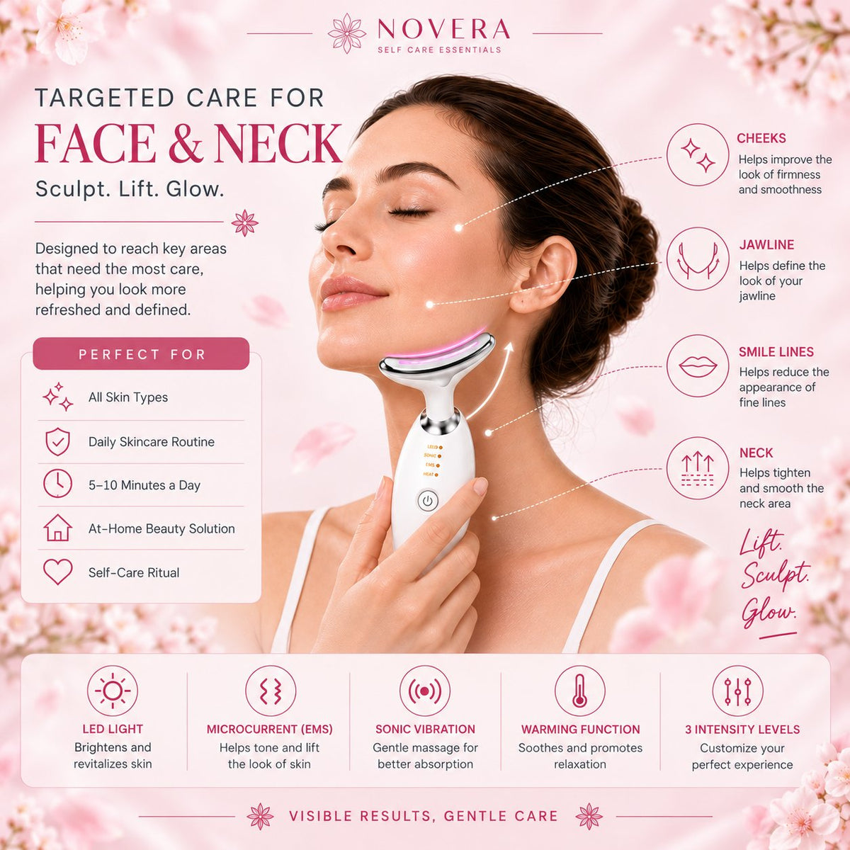 Novera Neck & Face Sculpting Massager